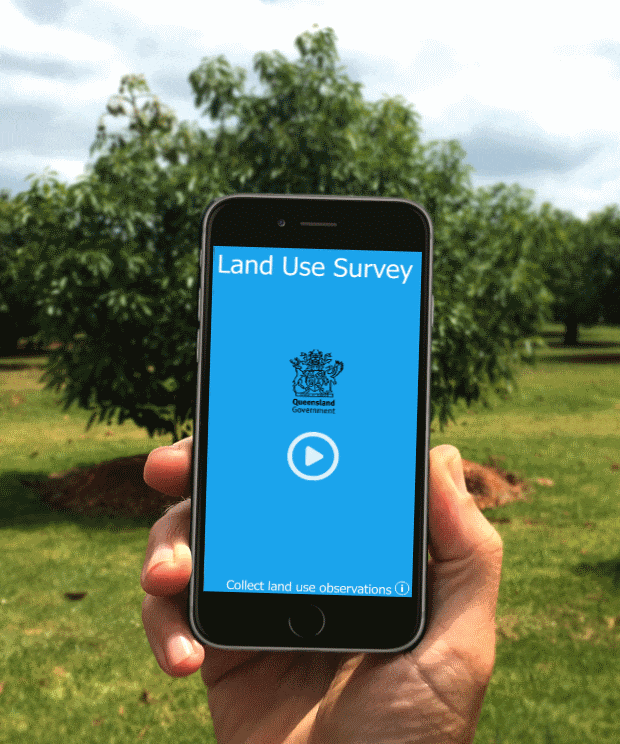 QLUMP land use survey app Department of Agriculture